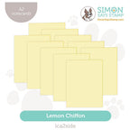 Simon Says Stamp Lemon Chiffon A2 Side-Fold Scored Cards 100# 10 Pack lca2side Festive Fun