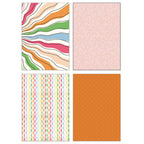 Honey Bee Let's Party 6 x 8.5 Paper Pad hbpa-054 Sprinkles And Color Rays