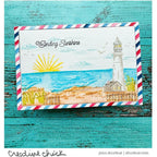 Honey Bee Sunkissed Summer Clear Stamps hbst-606 Sending Sunshine Card