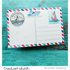 Honey Bee Sunkissed Summer Dies hbds-606 Beach Post Card