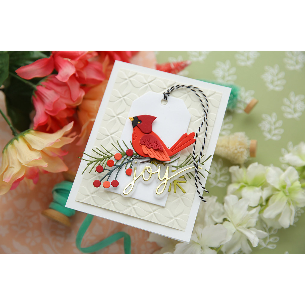 Simon Says Stamp Beautiful Cardinal Wafer Die s1046 Sugar and Spice Holiday Card | color-code:ALT03