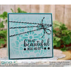 Gina K Designs LOVELY LACE Stencil 3436 beautiful