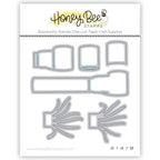 Honey Bee Lovely Layers Party Blower Dies hbds-llpblo Detailed Product View