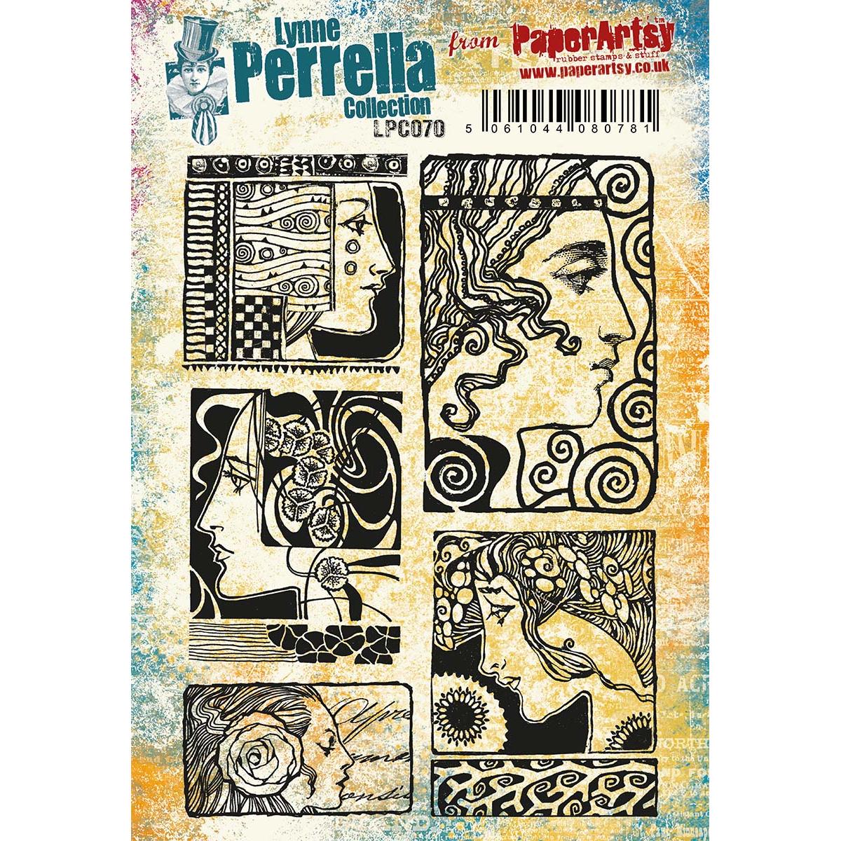 Paper Artsy Lynne Perrella Cling Stamps lpc070