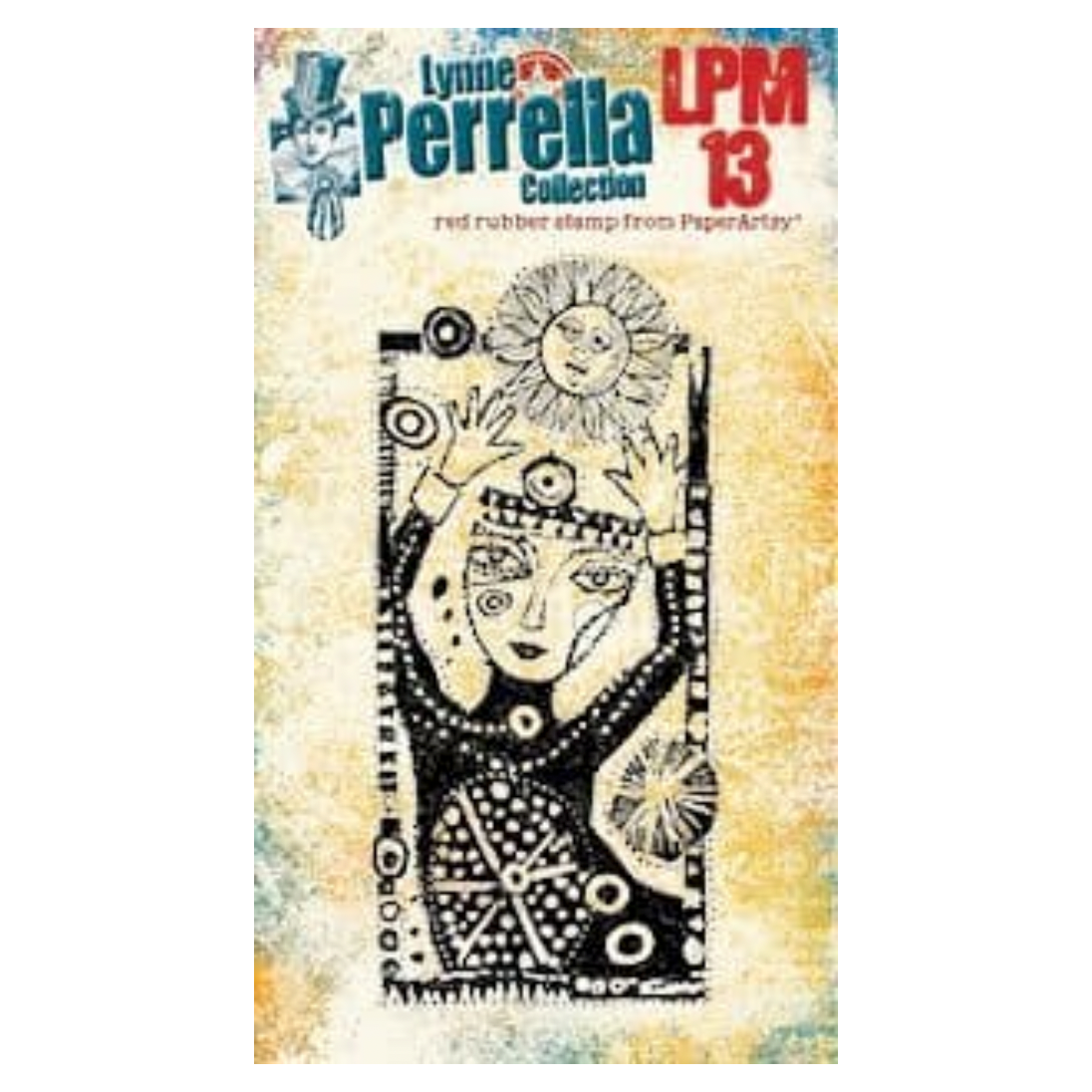 Paper Artsy Lynne Perrella Mini 13 Cling Stamps lpm13