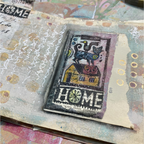 Paper Artsy Lynne Perrella Mini 14 Cling Stamp lpm14 home journal page