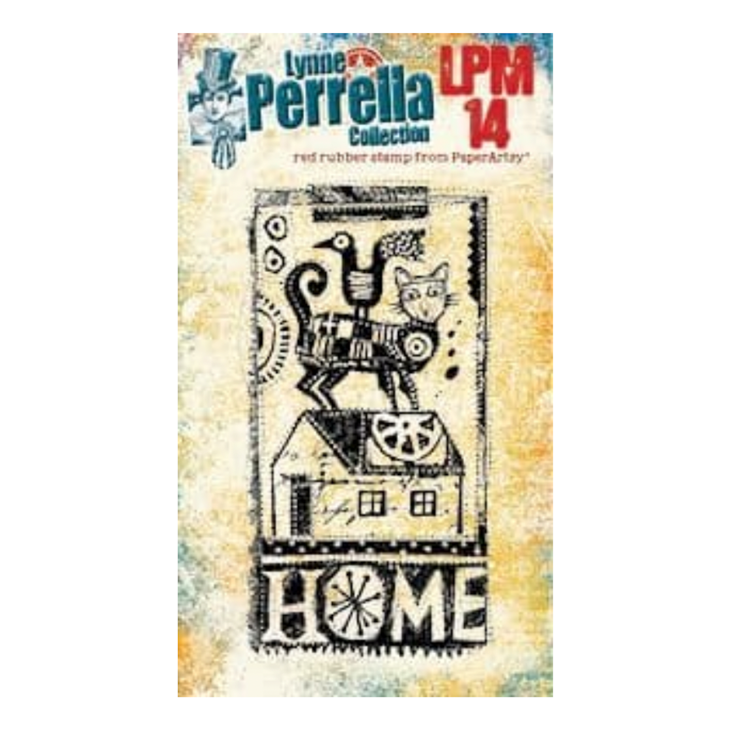 Paper Artsy Lynne Perrella Mini 14 Cling Stamp lpm14