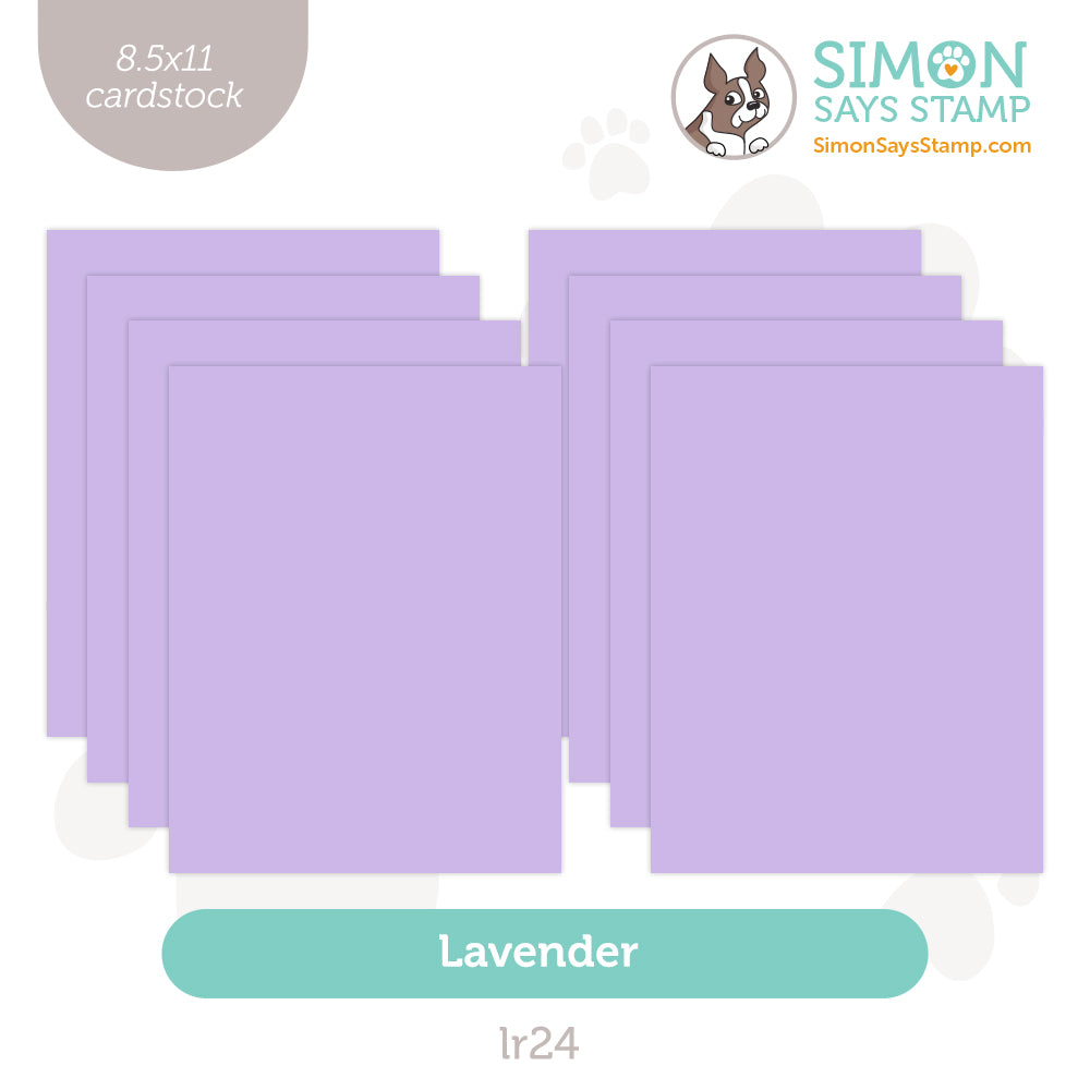 Simon Says Stamp Cardstock 100lb Lavender Purple LR24