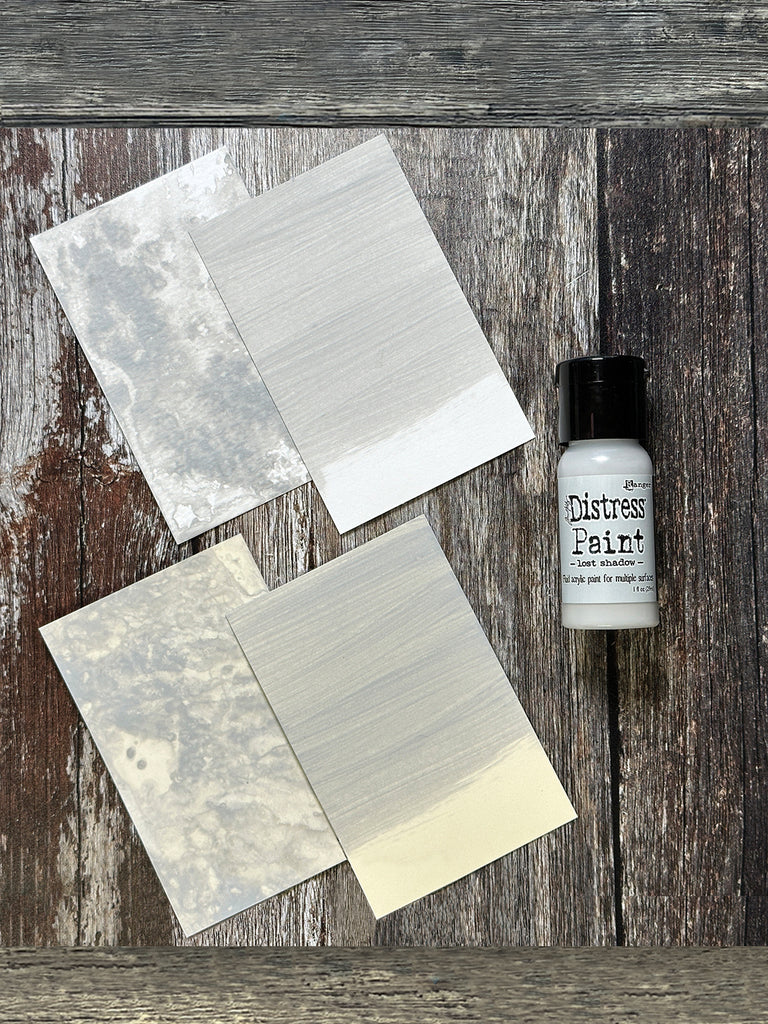 Tim Holtz Flip Top Distress Paint Lost Shadow Ranger tdf82729 Color Swatches