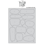 This Calls For Confetti Chatty A2 Cover Plate Die