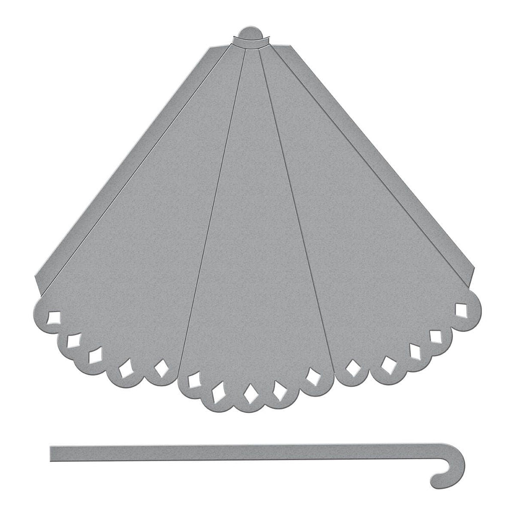 s5-610 Spellbinders Garden Parasol Etched Dies