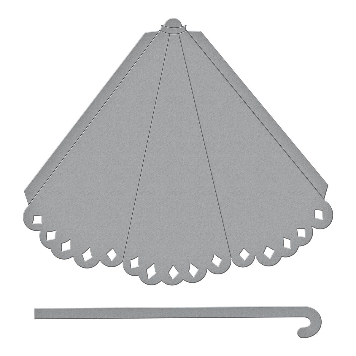 s5-610 Spellbinders Garden Parasol Etched Dies