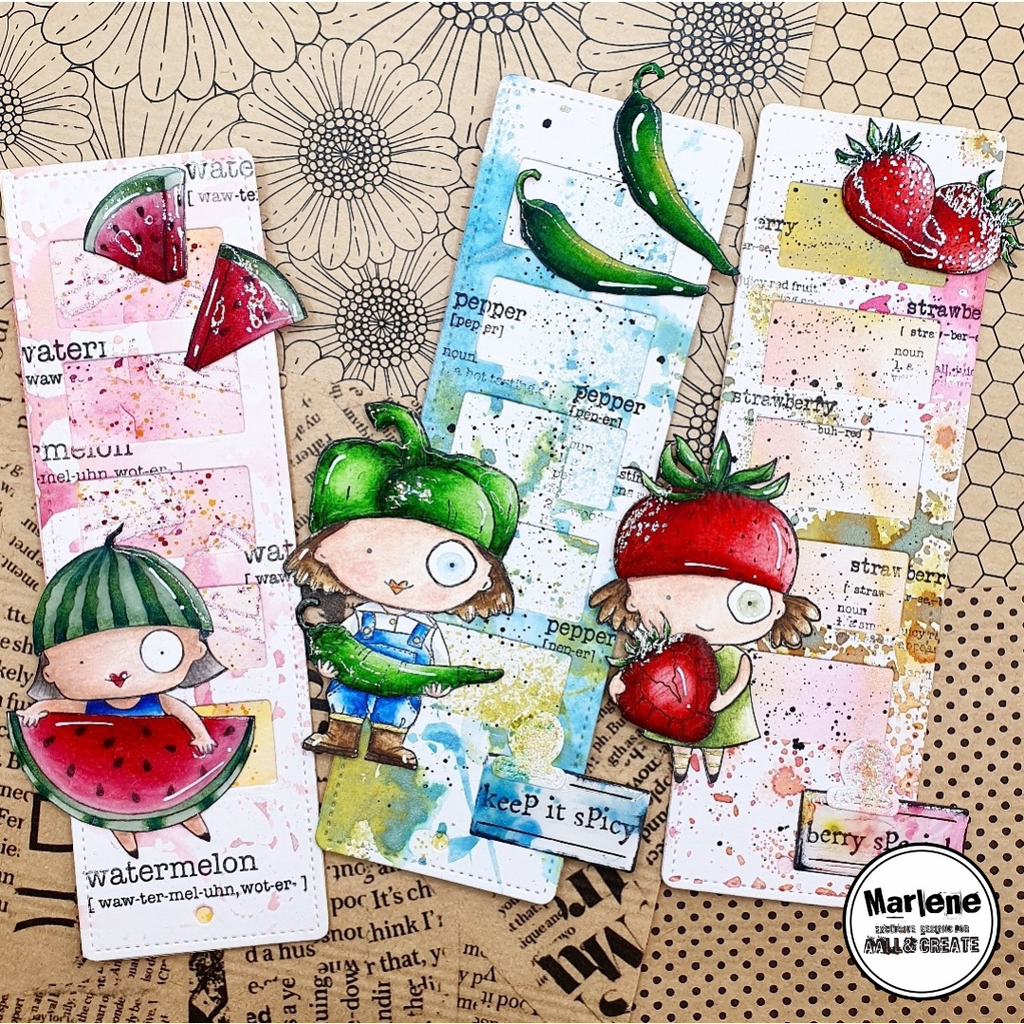 AALL & Create Watermelon A7 Clear Stamps 1030 slimline