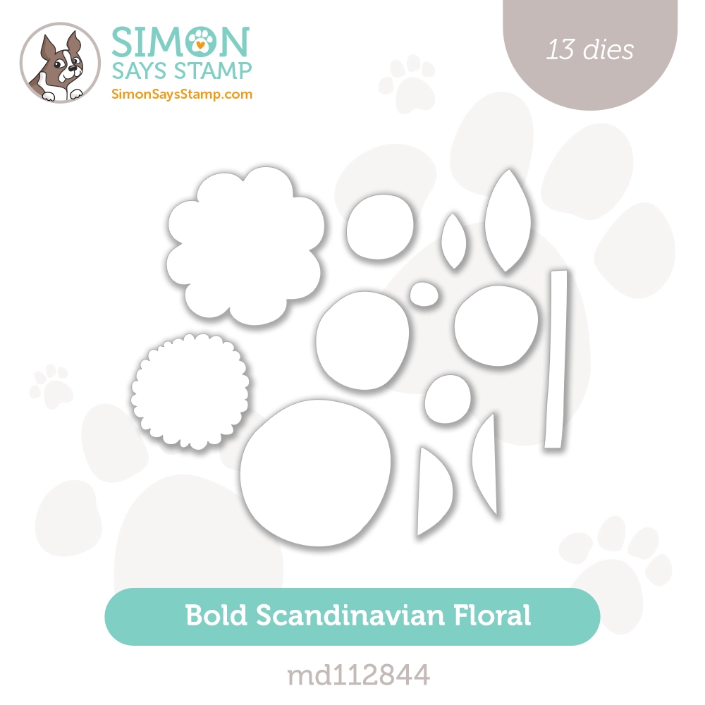 Simon Says Stamp Bold Scandinavian Wafer Dies md112844 Diecember