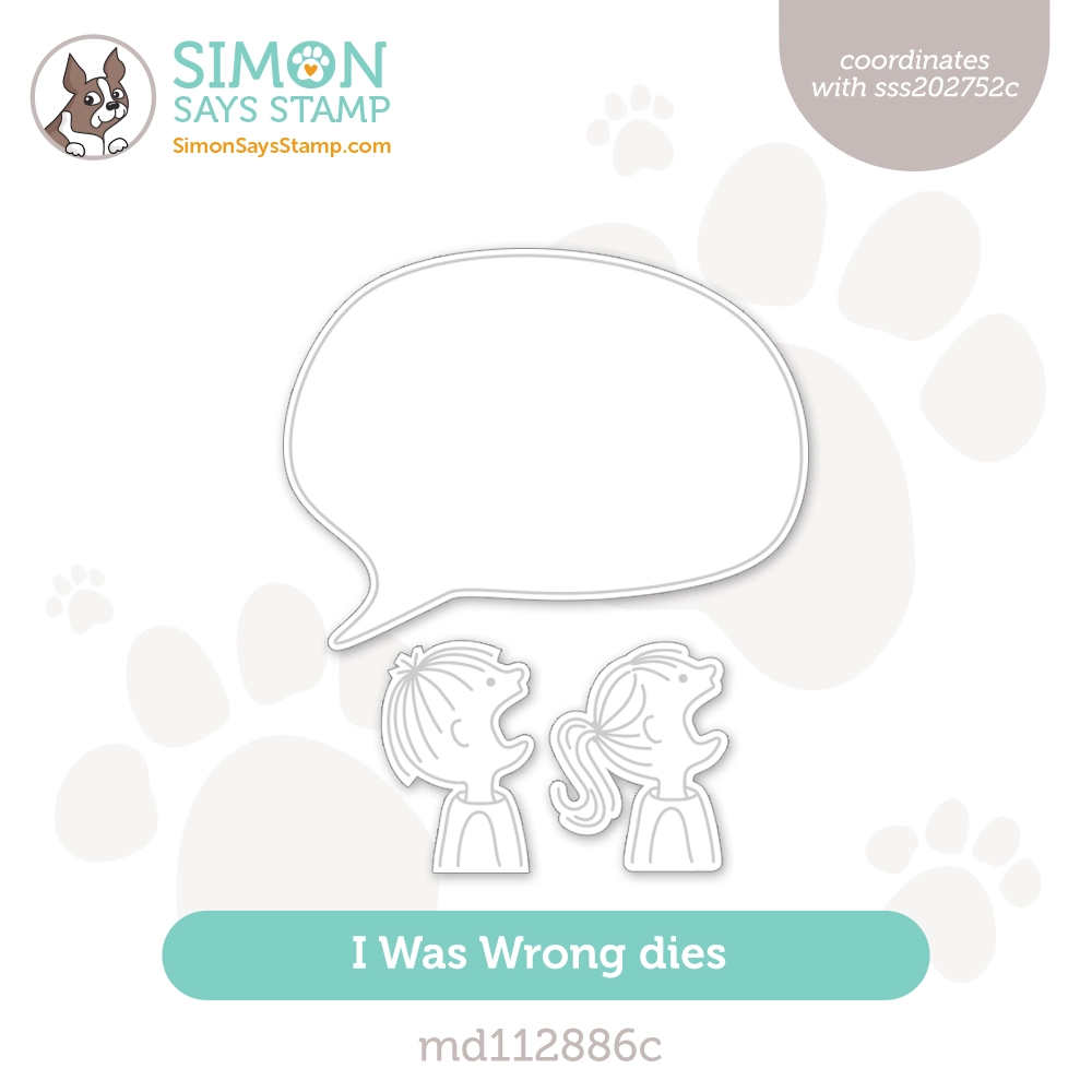 Simon Says Stamp I Was Wrong Wafer Dies md112886c Season Of Wonder