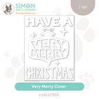 Simon Says Stamp Very Merry Cover Wafer Dies md112968 All The Joy