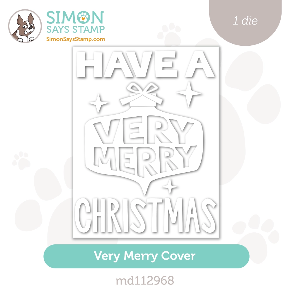 Simon Says Stamp Very Merry Cover Wafer Dies md112968 All The Joy