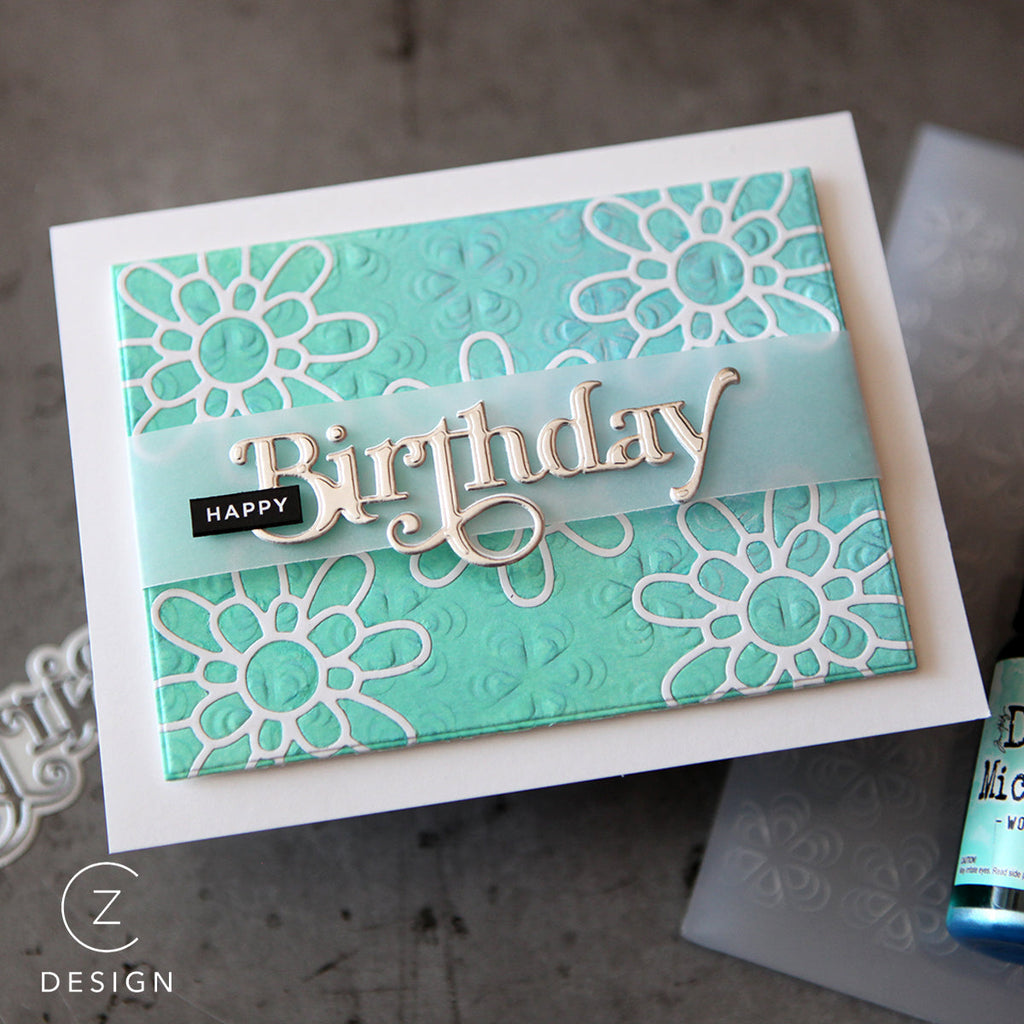 Simon Says Stamp Boho Medallion Wafer Die sssd112916 Boho Birthday Card
