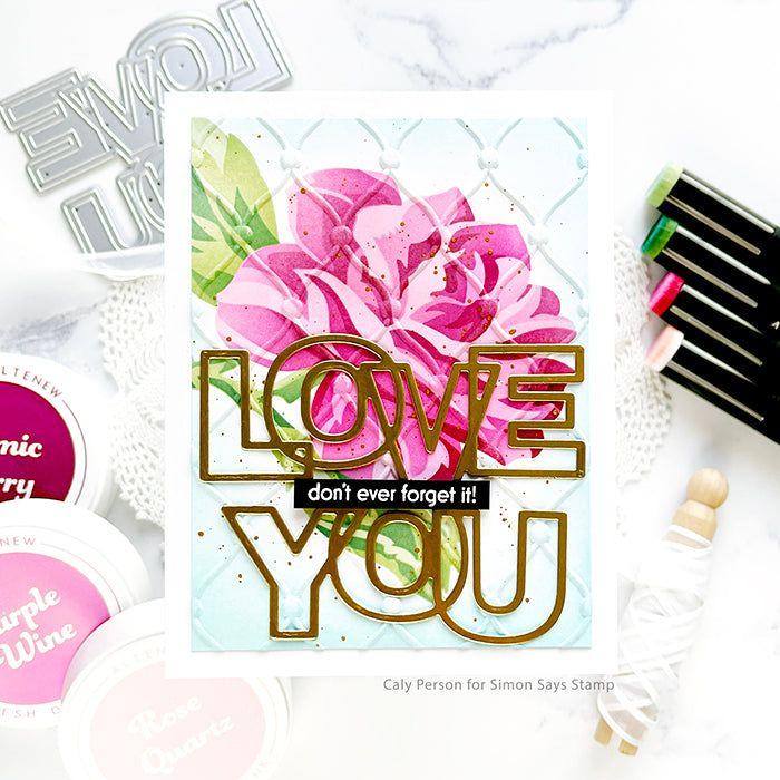 Altenew Outlined Love You Dies alt8707 tufted | color-code:ALT01