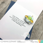 Mama Elephant Inside Birthday Messages Clear Stamps