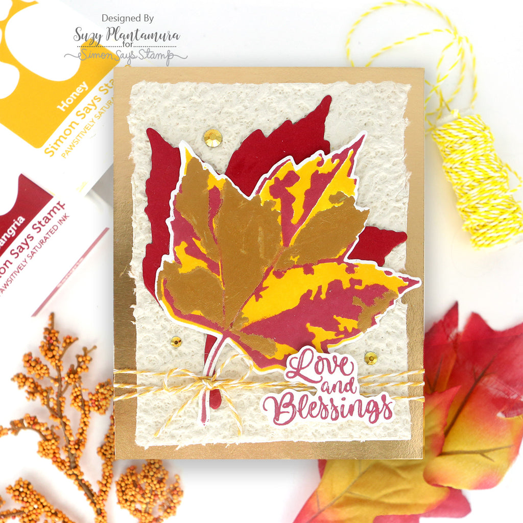 Simon Says Clear Stamps Counting Blessings 3343ssc Thanksgiving Card | color-code:ALT04