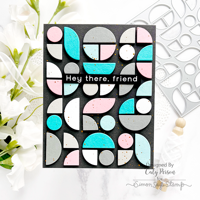 Simon Says Stamp Mid Century Ethereal Plate Wafer Dies s839 Out Of This World Hello Card | color-code:ALT07