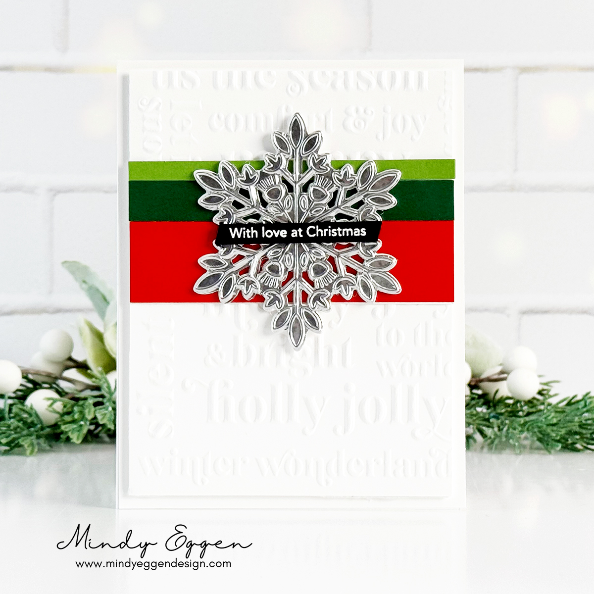 CZ Design Stripped Wafer Dies czd288 DieCember Christmas Card | color-code:ALT05