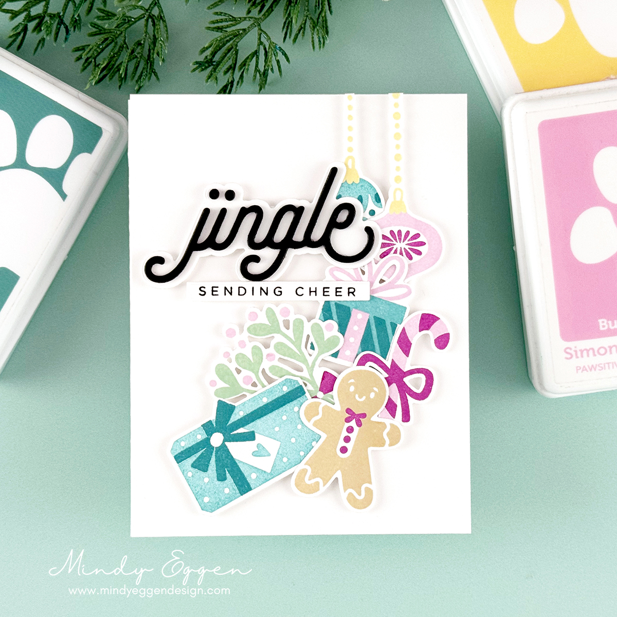 CZ Design Holiday Trio 1 Wafer Dies czd281 And Everything Nice Christmas Card | color-code:ALT07