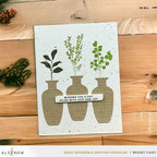 Altenew Mini Delight Plants and Vases Stamp and Die Set alt8905bn love and joy