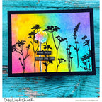 Tim Holtz Mini Bouquet Stamps with Simon Says Stamp Dies Bundle setmb25 Encouragement Card | color-code:ALT06