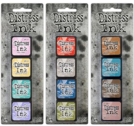 Tim Holtz Mini Distress Ink Pads Sets 4, 5, And 6 Ranger
