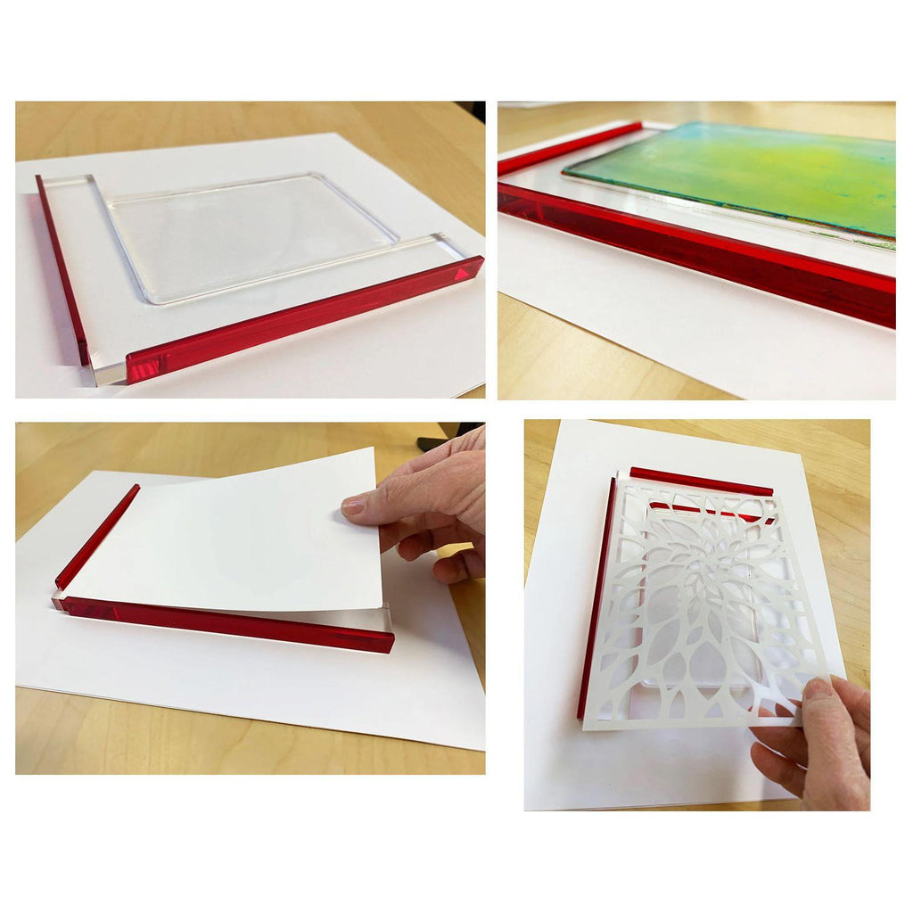 Gelli Arts Mini Placement Tool L Guide how to views