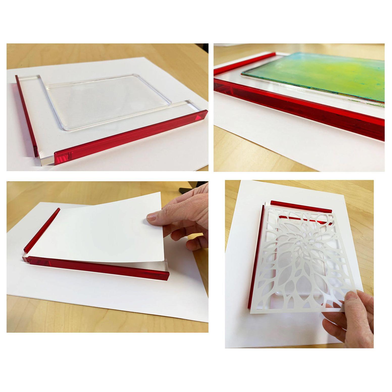 Gelli Arts Mini Placement Tool L Guide how to views