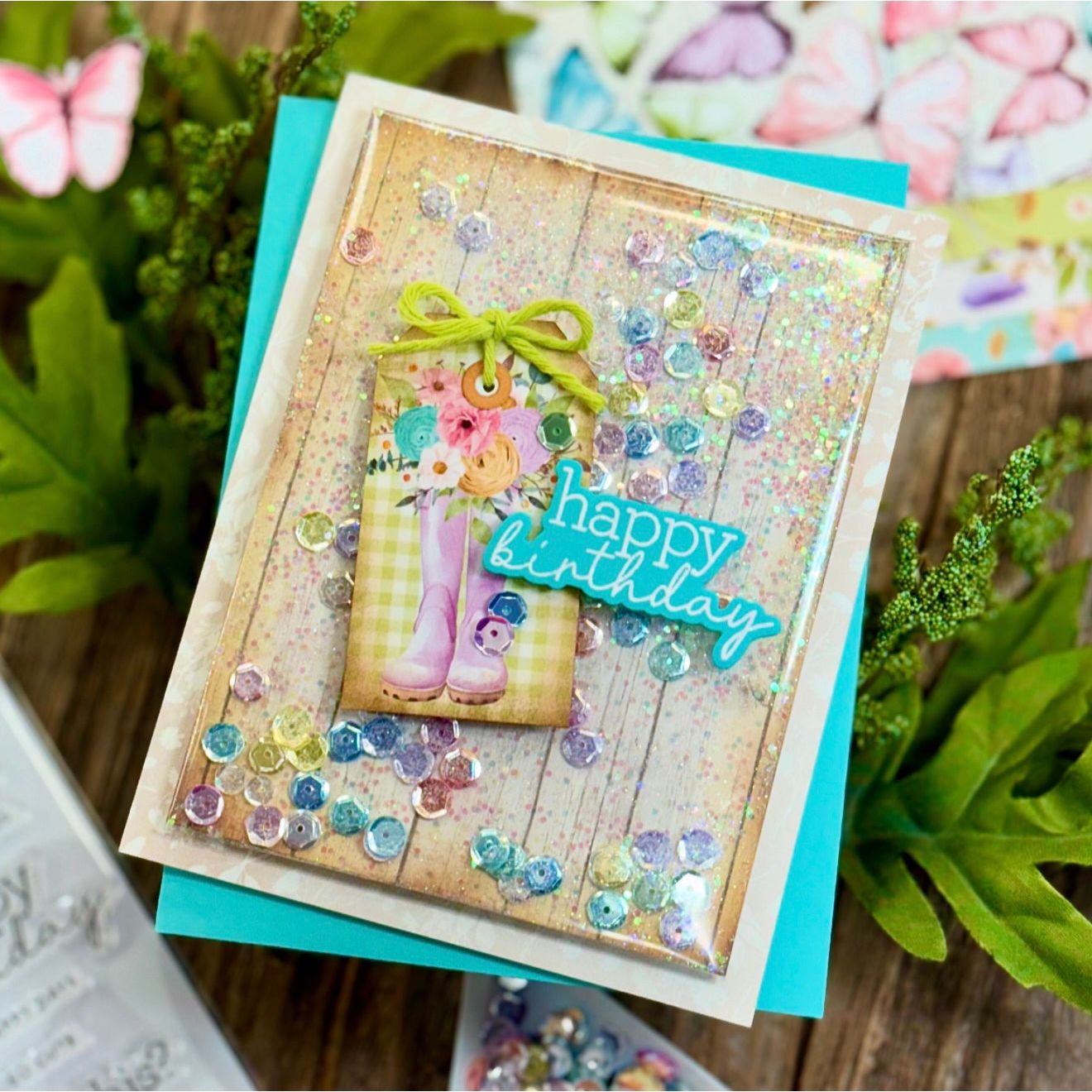 Simon Says Stamp Embellishment Mix Joyful Moments 0625jm Birthday Card