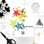 Rainbow Splash Metallic Rainbow Embellishment Mix rs0925 Encouragement Card | color-code:ALT02