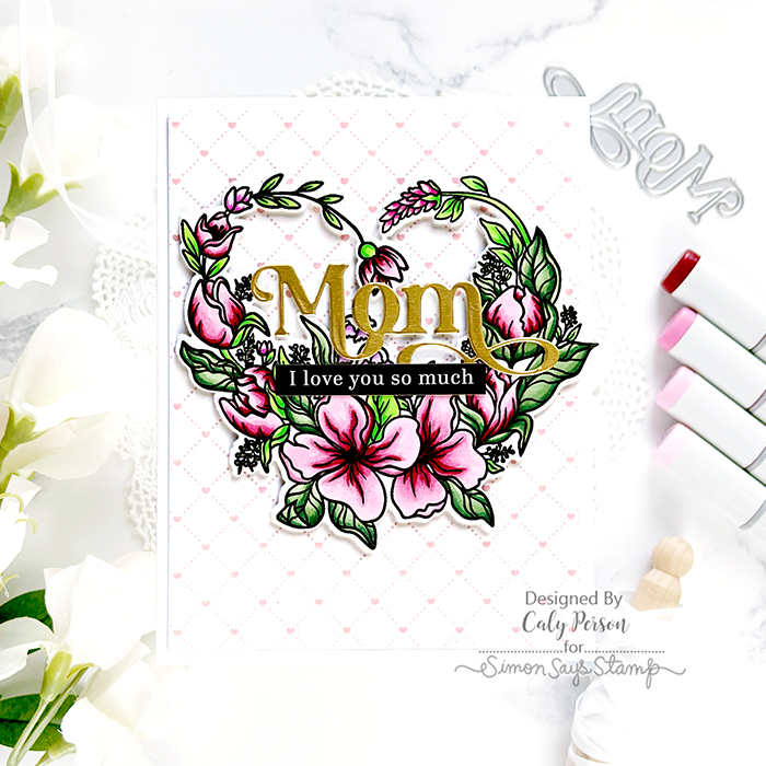 Simon Says Stamp! Simon Says Stamp FANCY MOM Wafer Dies sssd112580 Mother's Day Card | color-code:ALT03