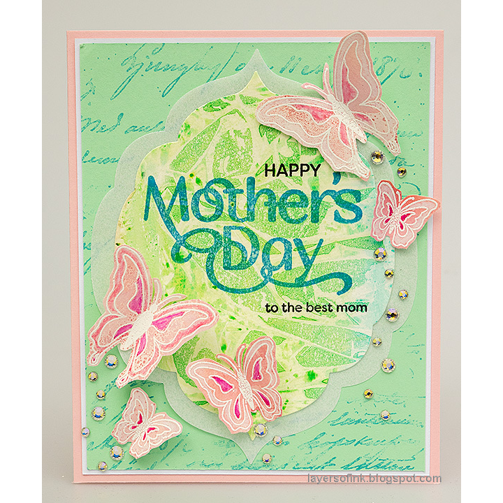 Simon Says Stamps and Dies Mandala Blossoms set964mb You Are My Favorite Mother's Day Card | color-code:ALT08