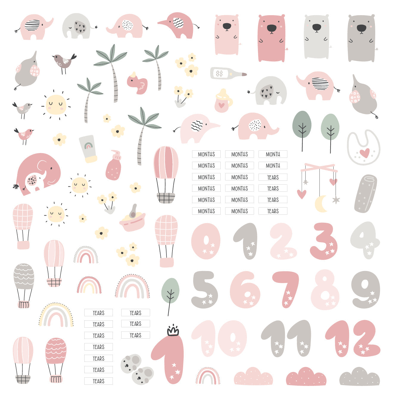 ModaScrap Hello Sweet Girl Die Cuts msdc-025