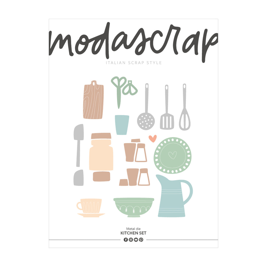 ModaScrap Herbs and Flowers Kitchen Set Dies msf1-261