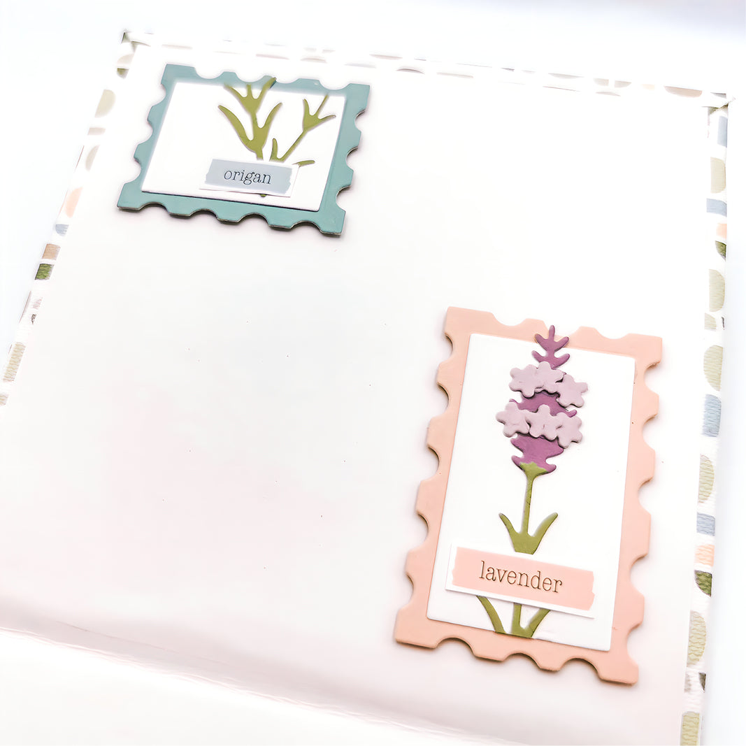 ModaScrap Lavender Dies msf1-264 floral