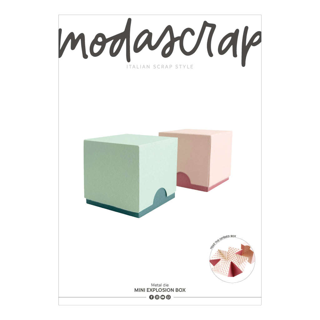 ModaScrap Mini Explosion Box Dies msf1-268