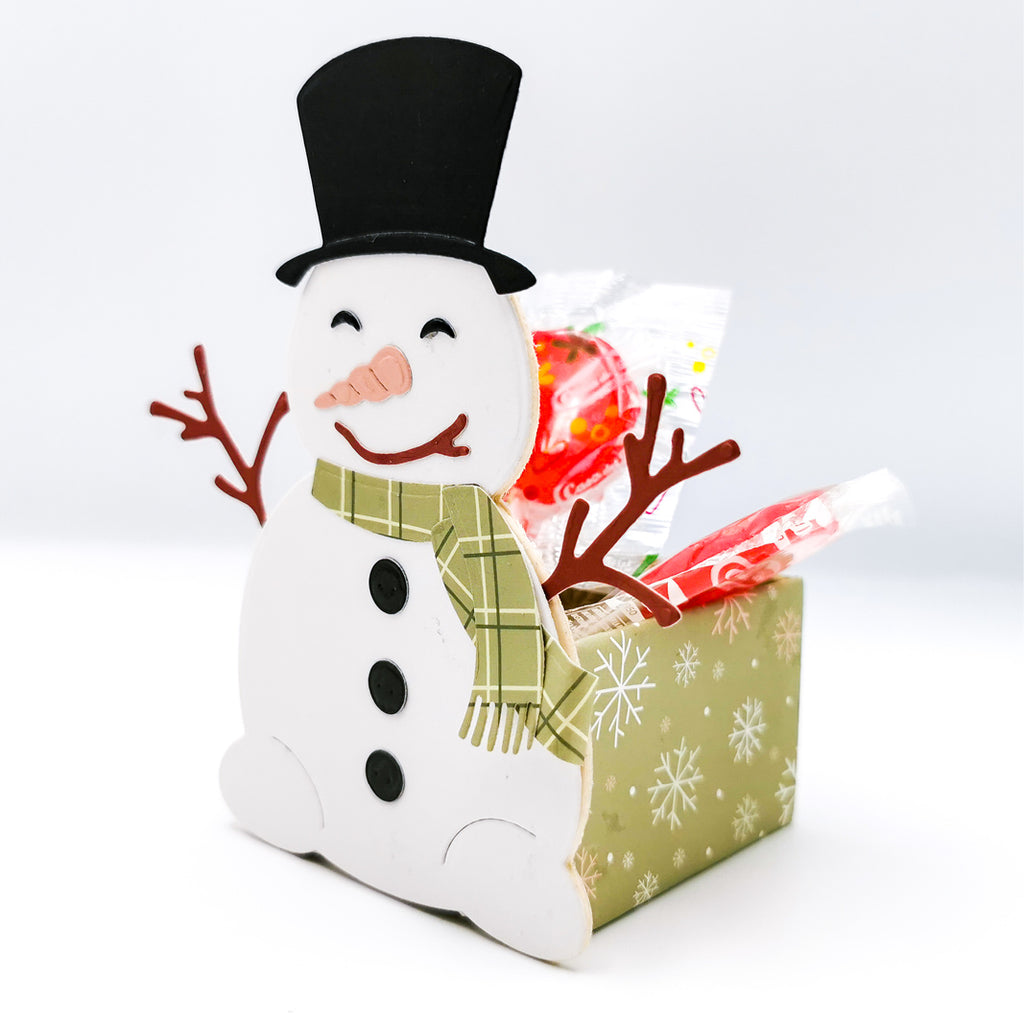 ModaScrap Snowman Tag Dies msf1-241 snowman box