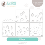 Simon Says Stamp Stencils Village mt221717 All The Joy