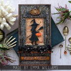 Tim Holtz Sizzix Tapestry ML Texture Fades Embossing Folder 666388 hocus pocus