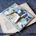 Tim Holtz Cling Rubber Stamps Jolly Holiday cms474 happy and bright