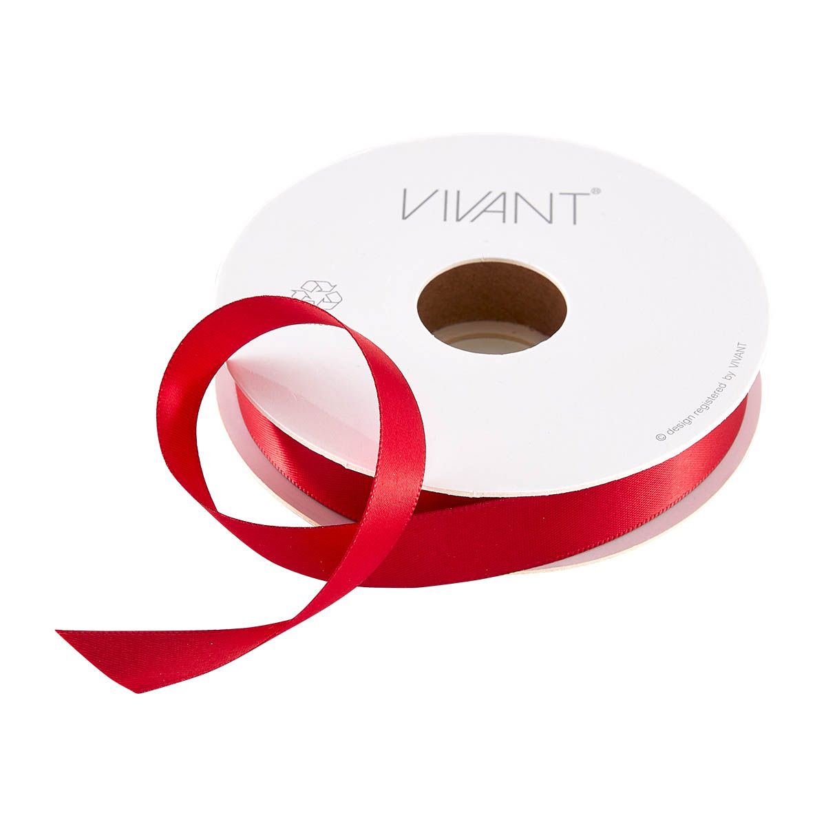 Double Faced Satin Ribbon - Red