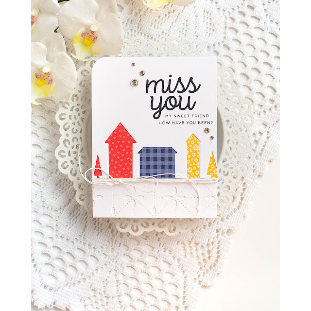 Simon Says Stamp NEIGHBORHOOD Wafer Die sssd112266 Miss You Card | color-code:ALT02