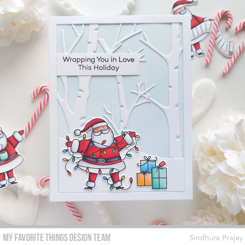 My Favorite Things Nicest on the List Clear Stamp and Dies Set Wrapping You in Love This Holiday | color-code:alt2