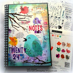 Hero Arts Collage Backgrounds Hero Transfers Set RT107 notes | color-code:ALT02
