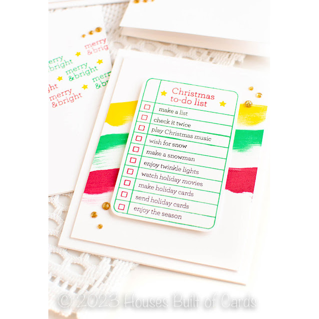 CZ Design Clear Stamps Noted Holiday cz383c Season Of Wonder Christmas Card | color-code:ALT02
